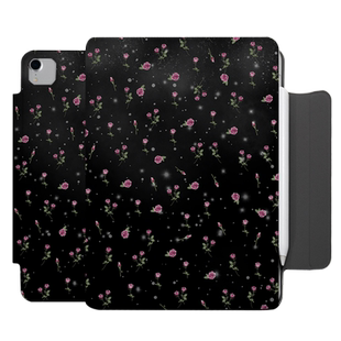 【圆环磁吸x双面夹】适用苹果平板ipadair6保护套花matepad11.5s防弯5透明壳好看4可分离13寸带笔槽2024pro11