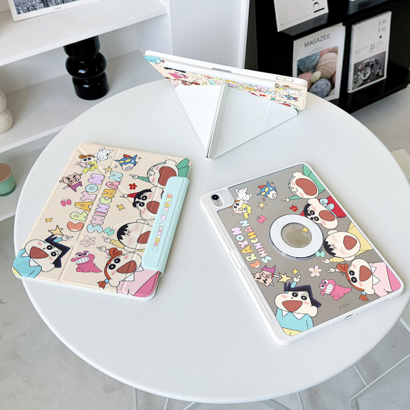 【Y折磁吸x可拆分】适用苹果ipadpro保护套11代小米平板6/7华为matepad13.2防弯air12.2带笔槽壳卡通小新2025图片