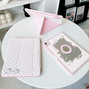 【Y折磁吸拆分x带笔槽】适用华为平板matepad12.2寸air12小米平板7/7pro少女猫咪苹果ipad保护套pro11/13壳子