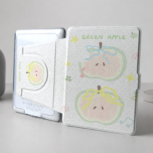青苹果kindle保护套汉王clear6阅读器掌阅light4/turbo磁吸4c旋转neo3/proUltra可拆分paperwhite1/2/3/4/5/6