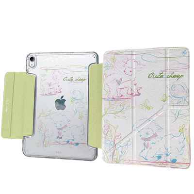 【3+y折x新款】2024pro11适用苹果平板ipadair6保护套带搭扣13寸无笔槽matepad11.5s华为5/4小米mini软壳10/9