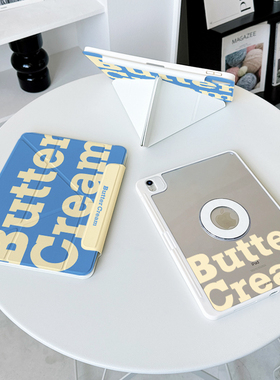 【3+y折x圆环磁吸】2025字母ipadpro11保护套适用小米平板7透明13华为matepad12.2苹果air7/6简约11.5s壳11.2