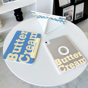 【3+y折x圆环磁吸】2025字母ipadpro11保护套适用小米平板7透明13华为matepad12.2苹果air7/6简约11.5s壳11.2