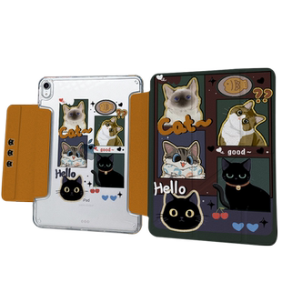 【3+y折无笔槽】猫咪适用苹果平板ipadair7保护套卡通8华为matepad11.5s亚克力13可爱mini壳2025pro11代小米6