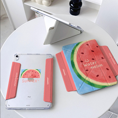 【3+Y折x无笔槽拆分】西瓜磁吸适用苹果平板ipadair7保护套小米透明华为matepad11.5s第十代2025pro11/13壳12