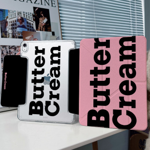 粉字母ipadair7保护套适用华为matepad11.5s透明2025新款 y折x带笔槽 pro11代10.9搭扣13.2壳12小米平板6