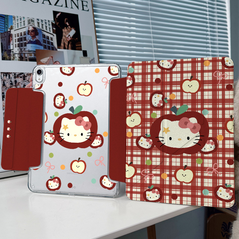 【3+y折带笔槽搭扣】适用kt猫ipadair7保护套第11代6小米平板8pro华为matepad11.5s透明12荣耀6壳8.8mini12.2