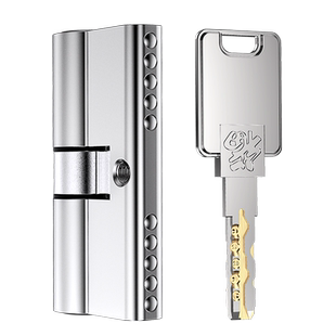 锁芯防盗门超C级通用型家用全铜门锁进户铁门入户大门换锁心叶片b