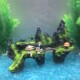 包邮 饰品树脂工艺品摆件特色造景假山水草套餐 水族箱鱼缸装 热卖