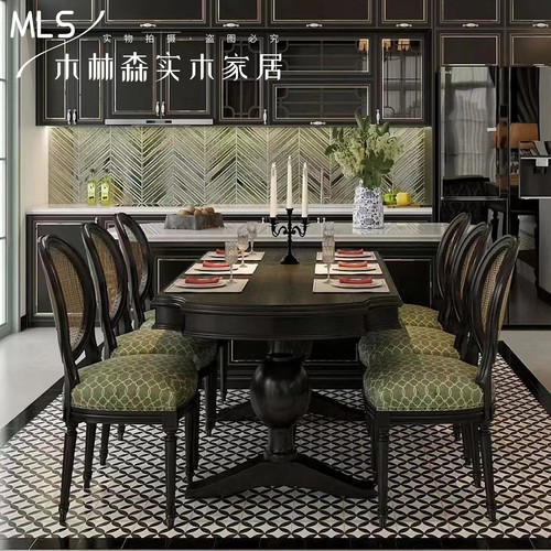 实木法式简约桌古典轻奢定制