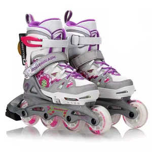 Rollerblade XC进口儿童轮滑鞋闪光轮滑鞋可调节直排溜冰鞋旱冰鞋