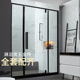 网红淋浴房一字形不锈钢卫生间开门全套配件浴室玻璃隔断五金件