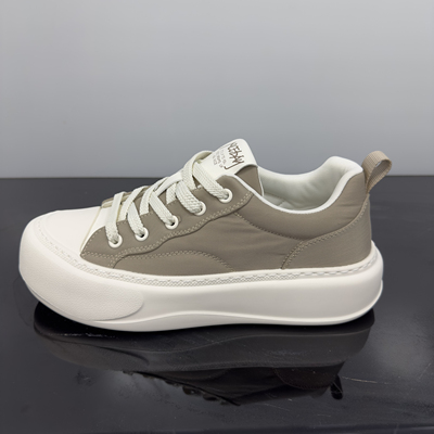 NDU男鞋2025秋季新款潮牌百搭透气轻便厚底运动休闲丑萌板鞋