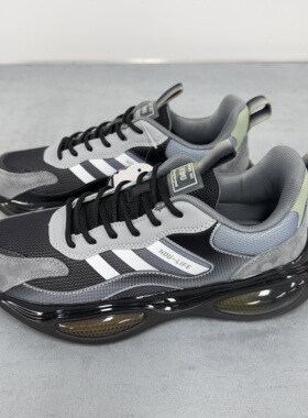 NDU男鞋2026新款透气网面休闲鞋男潮流时尚轻便舒适厚底运动鞋