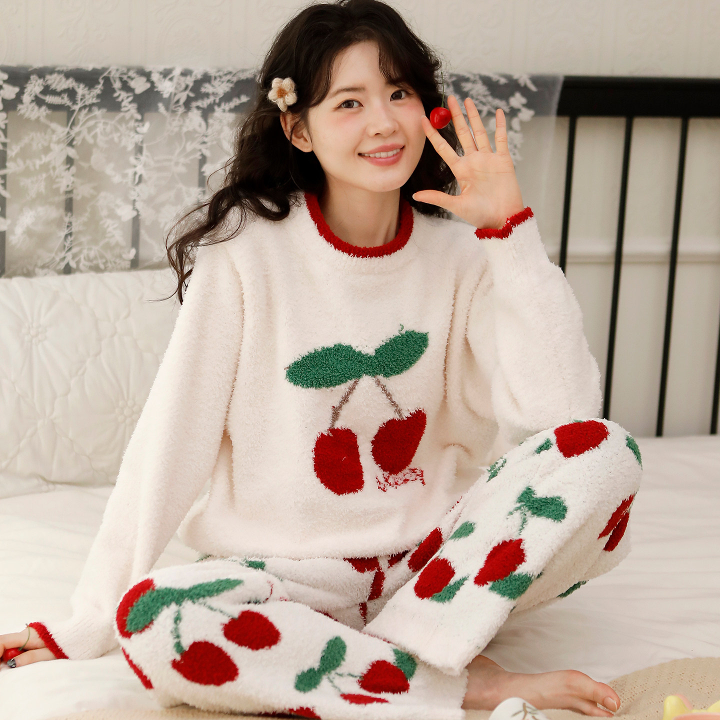 富朵半边绒睡衣秋冬月子服加绒加厚家居服孕产妇保暖可外穿套装,孕妇装/孕产妇用品/营养,家居服套装,淘宝优惠券,粉丝福利购,淘宝优惠卷