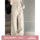 休闲极简系 裤 直筒加厚柔软松弛感牛仔裤 新款 子显瘦 春季 GV大白哥