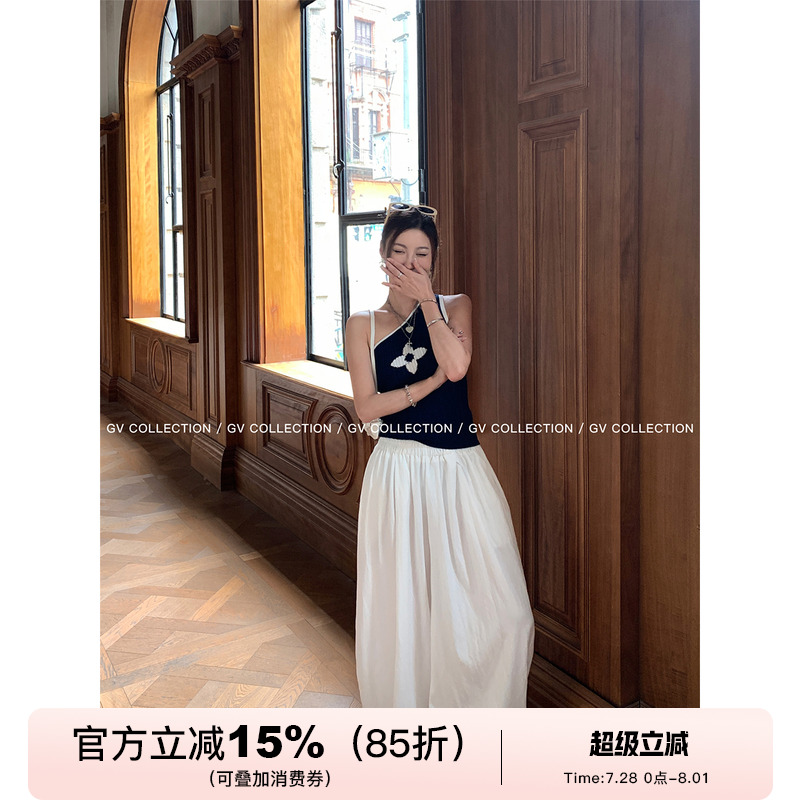 GV大白哥 懒懒呼吸裤 夏季舒适透气感薄款灯笼裤宽松休闲长裤女 - GV Collection大白哥