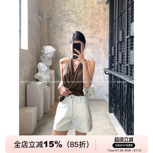 弹力直筒百搭三分牛仔短裤