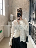 Трехмерная рубашка, с вышивкой, французский стиль, китайский стиль