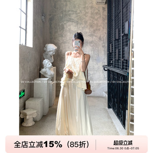GV大白哥 row调灵动空气 层层花苞松弛元气感半身裙设计感裙子女