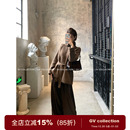 上衣女 羊毛高领腰带收腰毛衣上衣秋冬保暖新款 GV大白哥 老钱主线