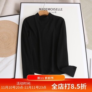 上衣 时尚 潮流露背长袖 圆领T恤女辣妹装 舒适透气凉爽薄款