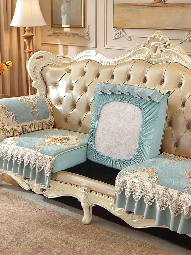 欧式沙发套罩四季通用弹力沙发垫笠防猫抓新款全包固定防滑坐垫子