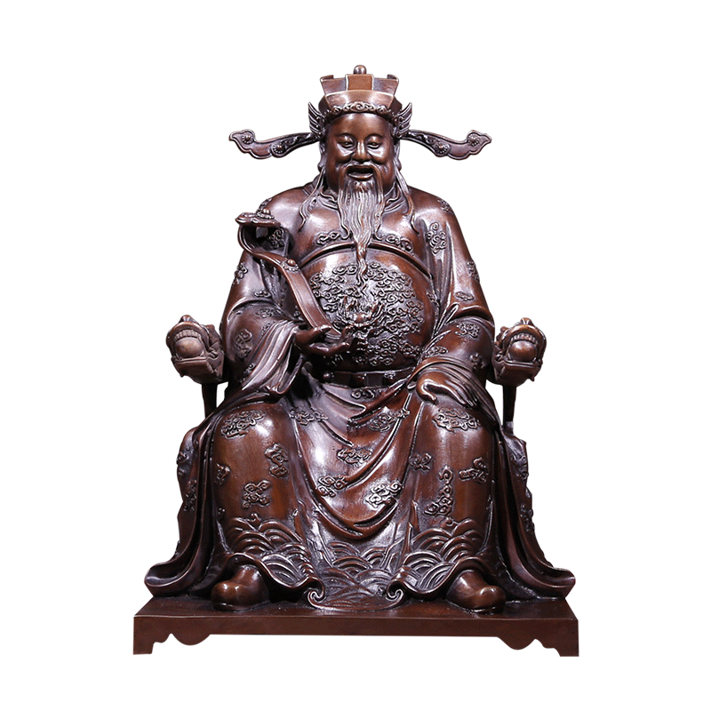 佛香天逸財神爺佛像家用銅擺件文武財神關(guān)公范蠡開業(yè)辦公室店鋪