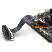 转接线 PCI 1X无盘网卡线 90度 pciex1立式 E3.0 36p转声卡延长线