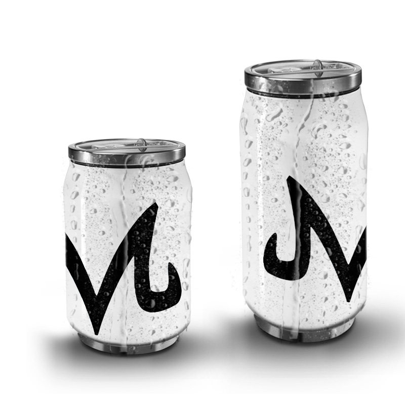 diy七个魔人龙珠布欧m字母标志buu保冷杯304不锈钢运动简约保温杯