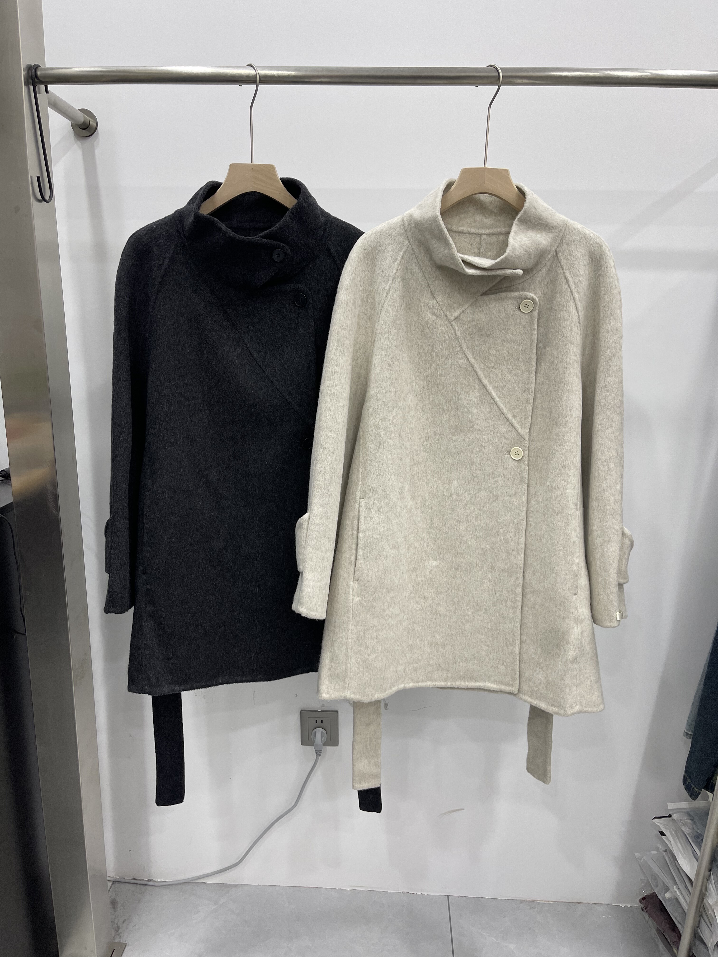 2025新款韩版宽松显瘦百搭立领短款外套女休闲上衣羊毛大衣