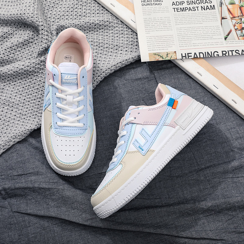 回力女鞋空军一号aj樱花鸳鸯情侣ins韩版保暖防滑校园休闲运动鞋