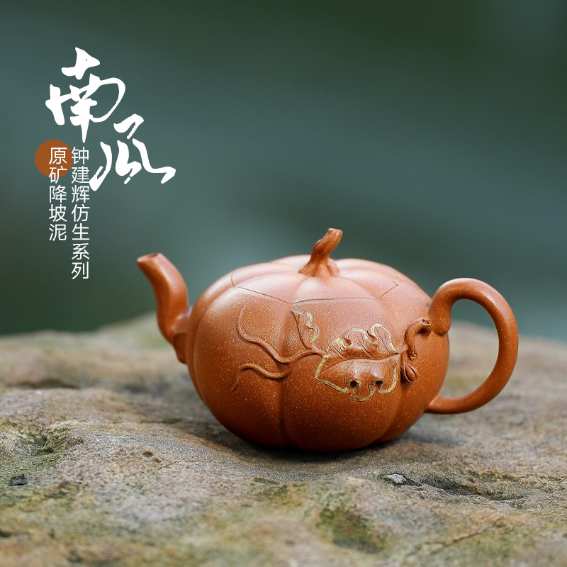 钟建辉茶壶仿生器降坡泥南瓜壶