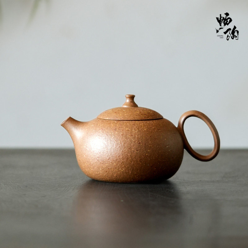 【畅陶】宜兴原矿家用紫砂壶李晓璐手工泡茶壶五彩段圈环西施180c