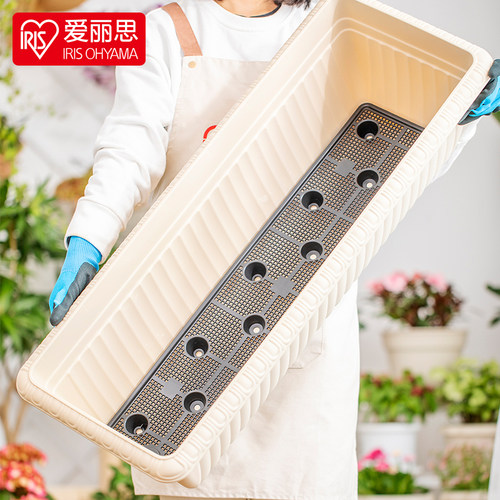 爱丽思花盆塑料特大号长方形长条型草莓盆栽爱丽丝阳台种菜水仙盆