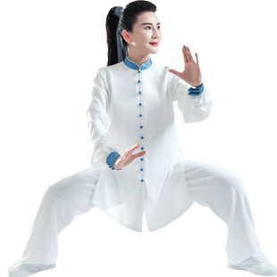 2025春秋季太极服新款垂丽纱男女武术比赛表演陈英太极拳练功服装