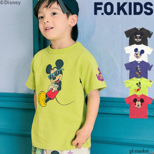 短袖 Chookids日本代购 T恤 迪士尼米奇联名款 童装 F.O.KIDS 26夏