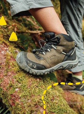 部分现货  KEEN Ridgeflex Mid 科恩童鞋防水登山鞋运动鞋