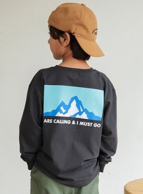 Chookids日本代购 BRANSHES 2025秋  童装 14色个性百搭长袖T恤