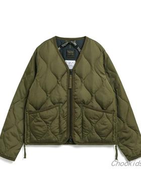 Chookids日本代购 TAION 24冬 童装 侧边拉链大v领休闲百搭羽绒服
