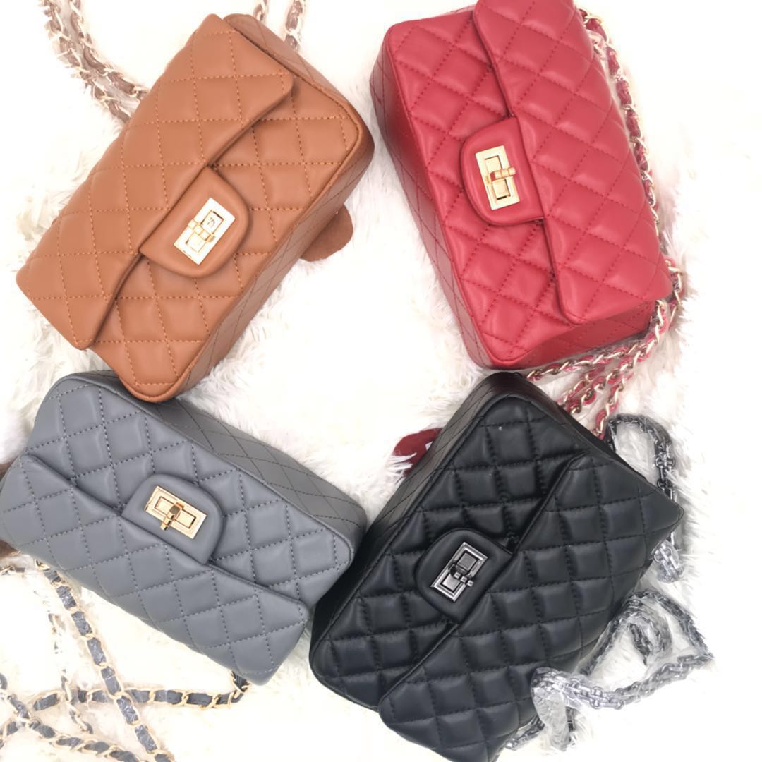 Þ±Þ±¼ÒÕæÆ¤Å®°ü 20cmÑòƤ¸ñÎÆÐ¡ÏãÁ´Ìõµ¥¼çб¿ç6099#