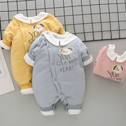 Quần áo trẻ em vải vụn cotton trẻ sơ sinh jumpsuit trẻ em mùa thu và mùa đông mẫu nam và nữ bé romper cotton một mảnh sơ sinh - Áo liền quần