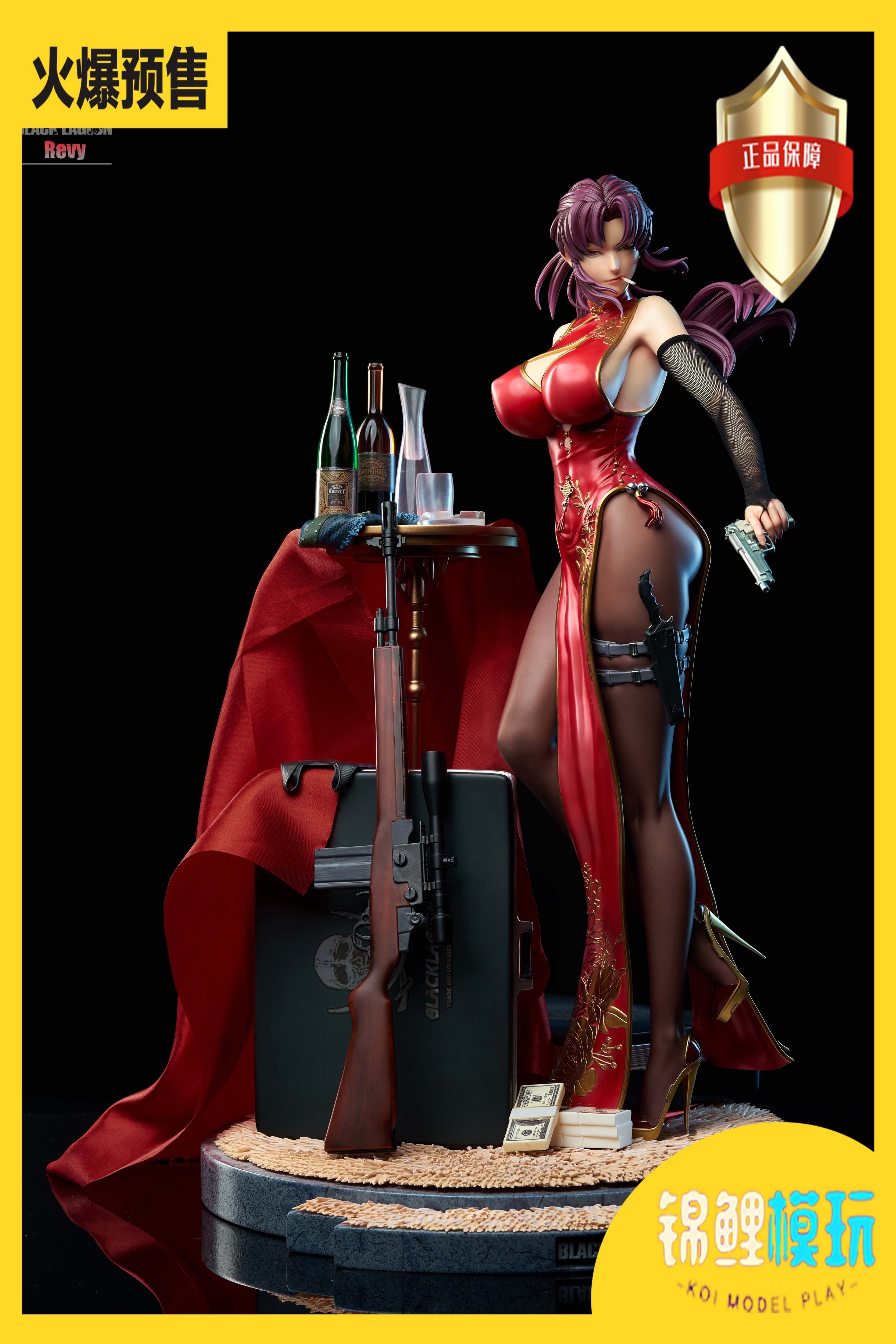 【先行预定】focus1《黑礁 black lagoon》revy莱薇雕像手办