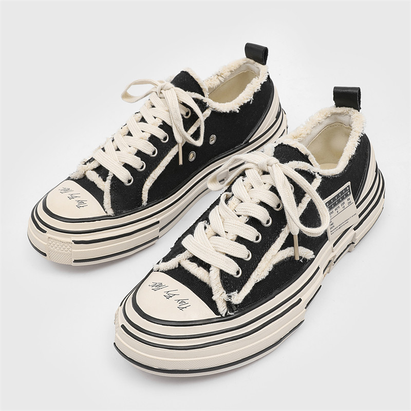 鞋子女2026新款今年流行的爆款百搭经典帆布鞋情侣增高厚底板鞋男,流行男鞋,休闲板鞋,淘宝优惠券,粉丝福利购,淘宝优惠卷