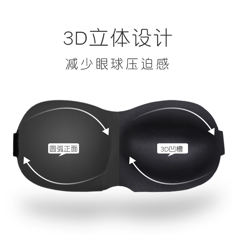 立体不压眼睫毛3D遮光眼罩舒耳客