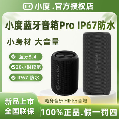 小度蓝牙音箱2025新款Pro无线便携式户外迷你小音响大音量低音炮