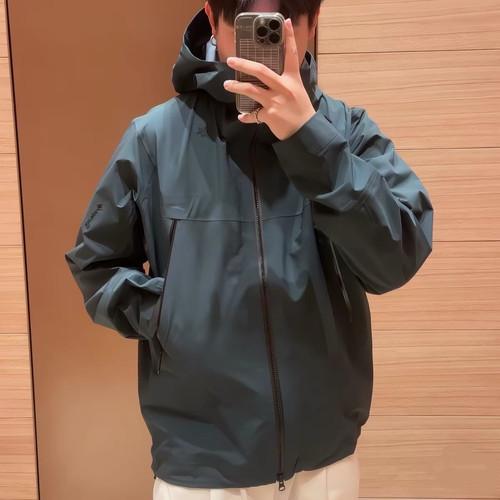 日系GDW GTX防风防水户外登山徒步硬壳冲锋衣连帽夹克外套男女款