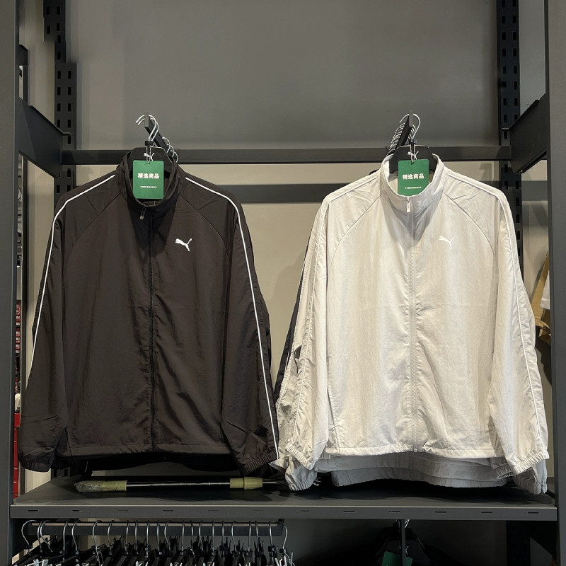 彪马Puma 24新款男子大LOGO印花春秋款立领拉链梭织外套 686087