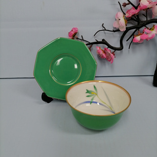 日本进口 皇家御用香兰社茶杯 手绘兰花杯子主人杯单杯 杯碟