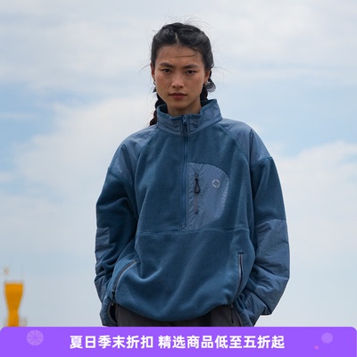WHEELSandWIND半拉链套头衫